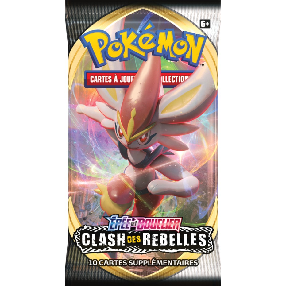 booster Epée et Bouclier Clash des Rebelles EB2 Pokémon pack loisir EB02 2020