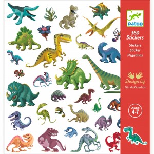 160 Stickers Dinosaures